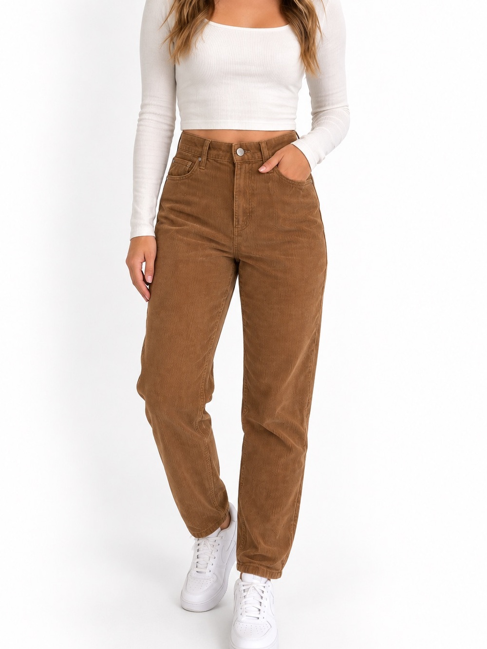 BDG Urban Outfitters Mom High Rise Corduroy Pants 27 90s Style